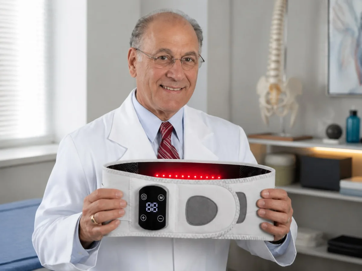 Dr. med. Wolfgang Hartmann mit dem 4in1 OrthoGurt