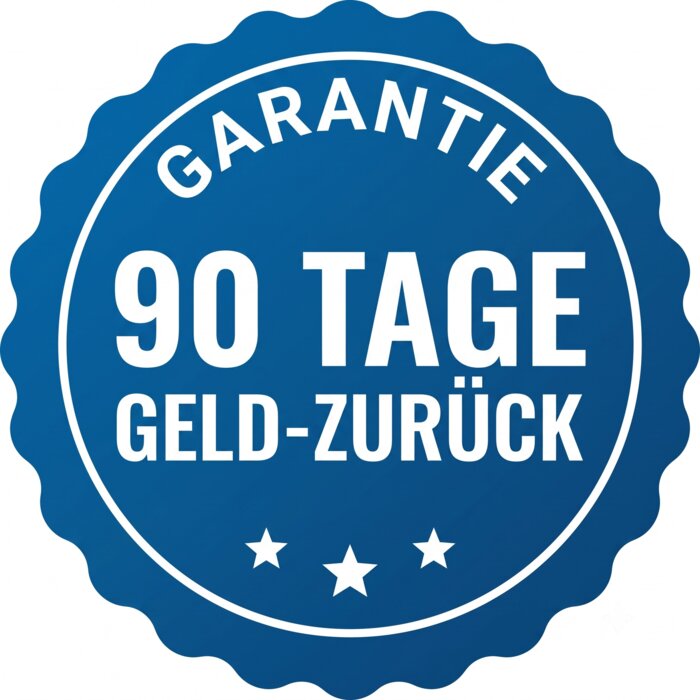 90 Tage Geld-zurück-Garantie
